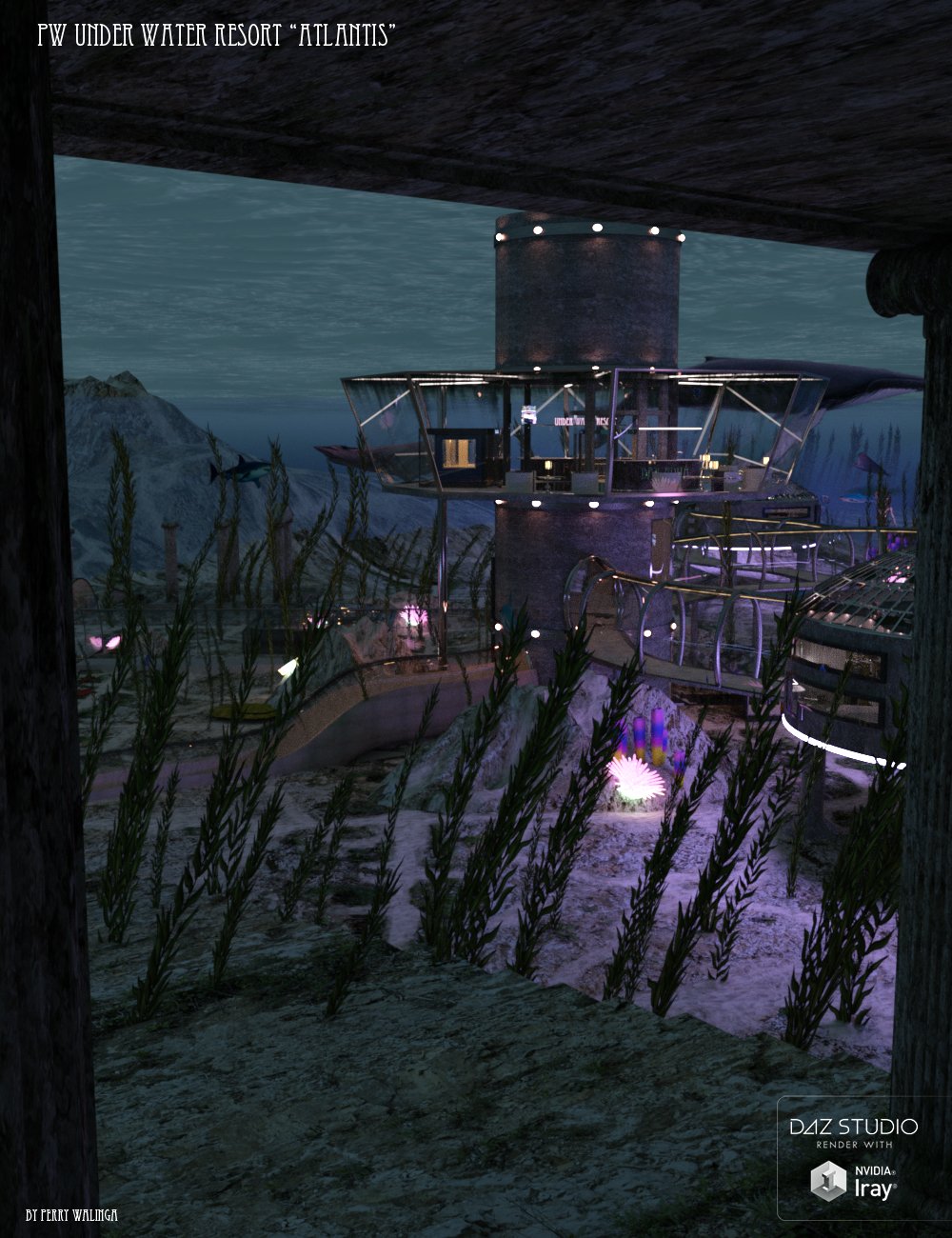 PW Under Water Resort Atlantis by: PW Productions, 3D Models by Daz 3D