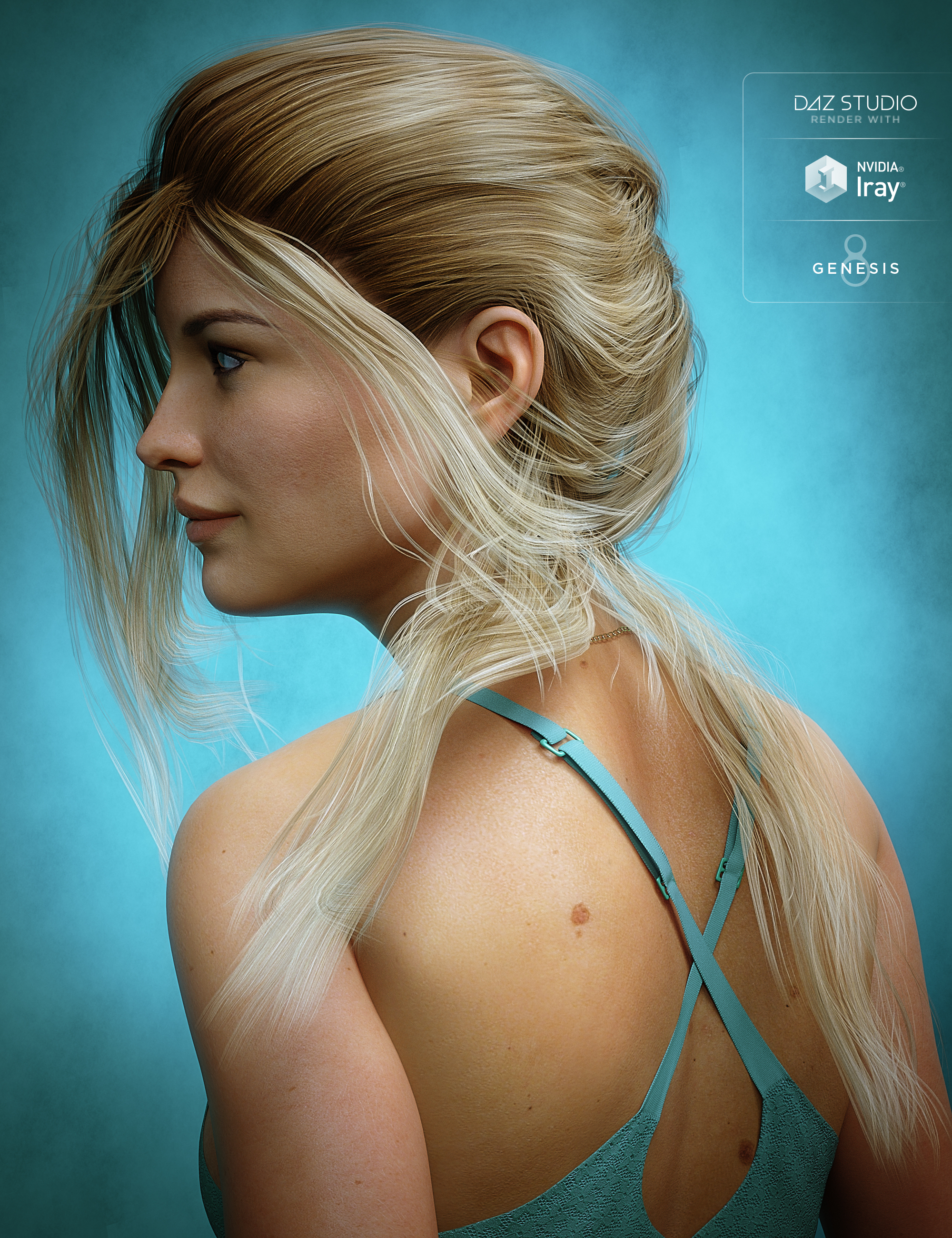 Young Grace Hair for Genesis 8 Female(s) by: goldtassel, 3D Models by Daz 3D