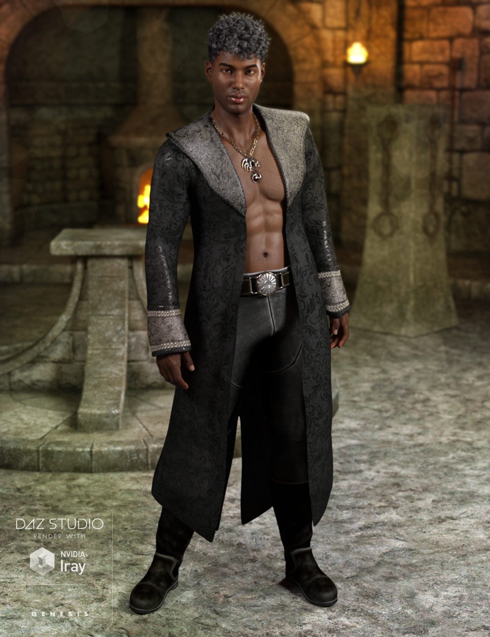 Demon Master Outfit Textures by: Anna Benjamin, 3D Models by Daz 3D