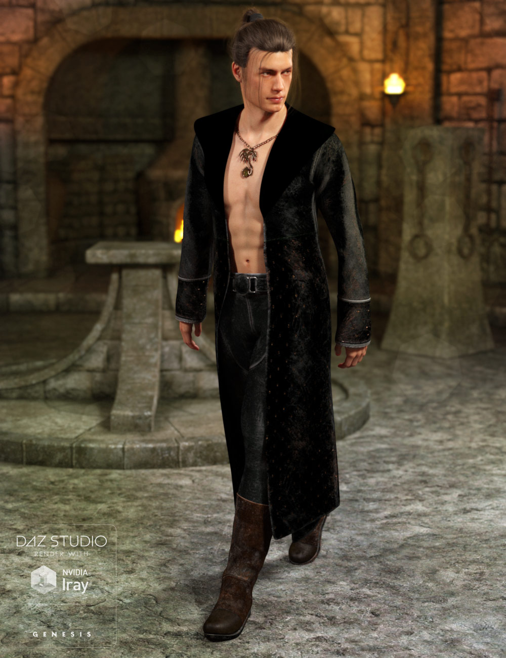 Demon Master Outfit Textures by: Anna Benjamin, 3D Models by Daz 3D