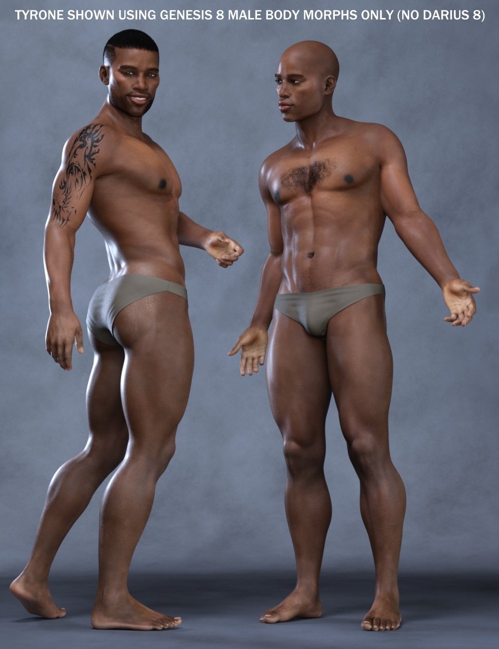 Tyrone for Darius 8 by: RedzStudio, 3D Models by Daz 3D