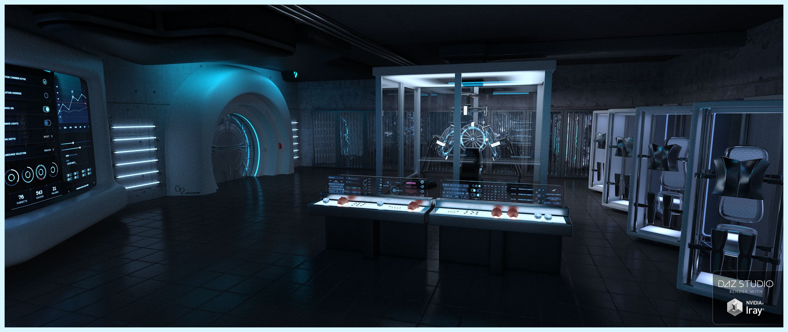 Starfall Assimilation Room by: Studio360, 3D Models by Daz 3D