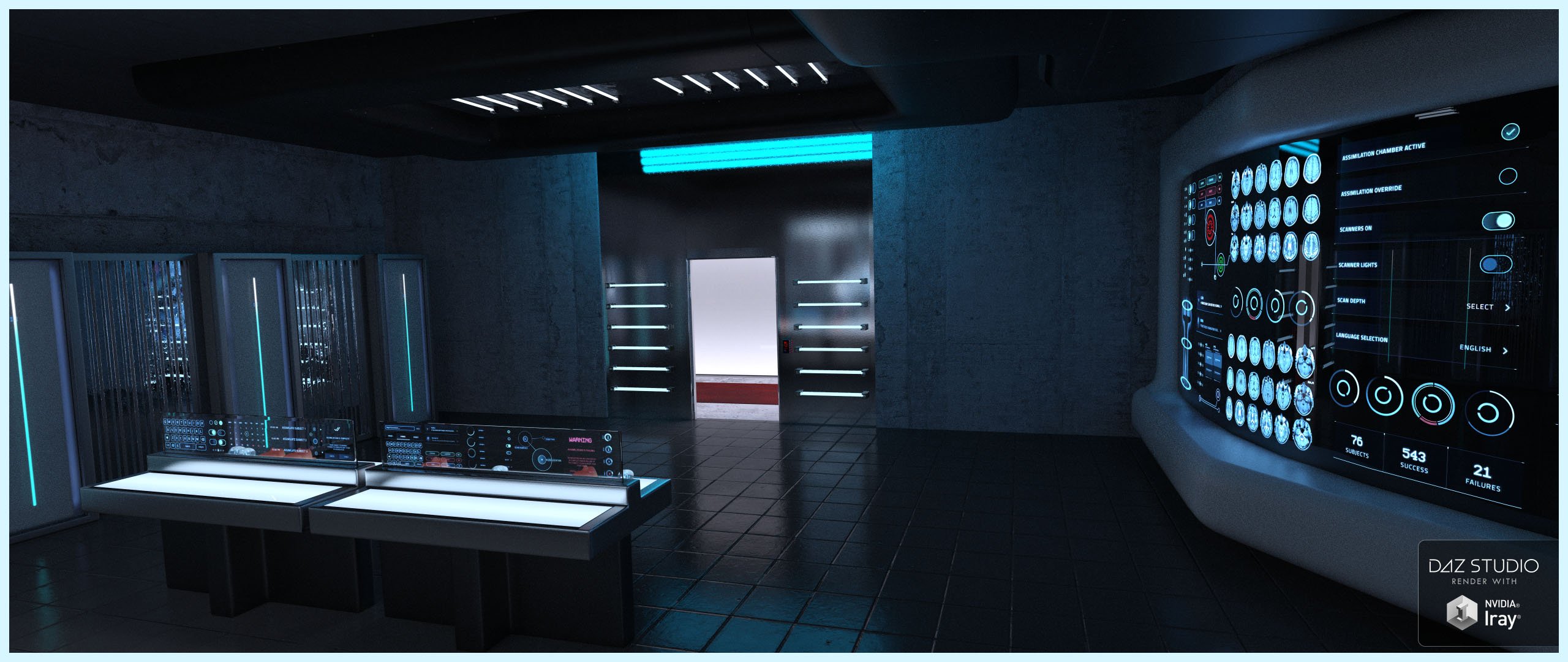 Starfall Assimilation Room by: Studio360, 3D Models by Daz 3D