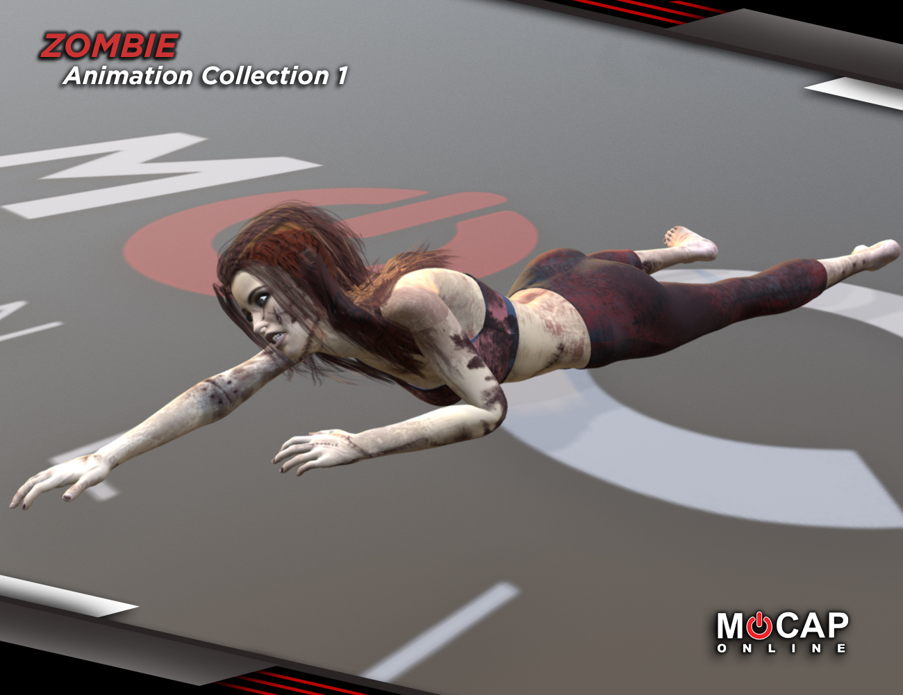Zombie Animation Collection P1 - Victoria 8 | Daz 3D