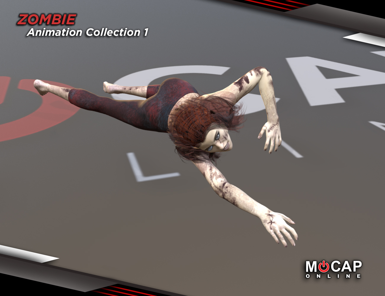 Zombie Animation Collection P1 - Victoria 8 | Daz 3D