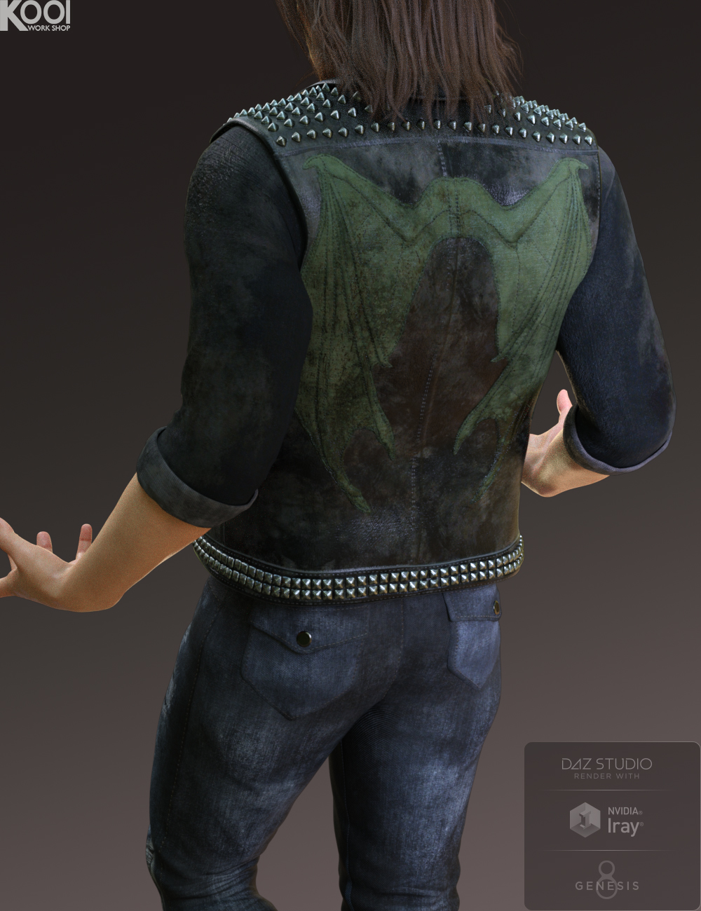 Willis Outfit for Genesis 8 and 3 Male(s) by: Kool, 3D Models by Daz 3D