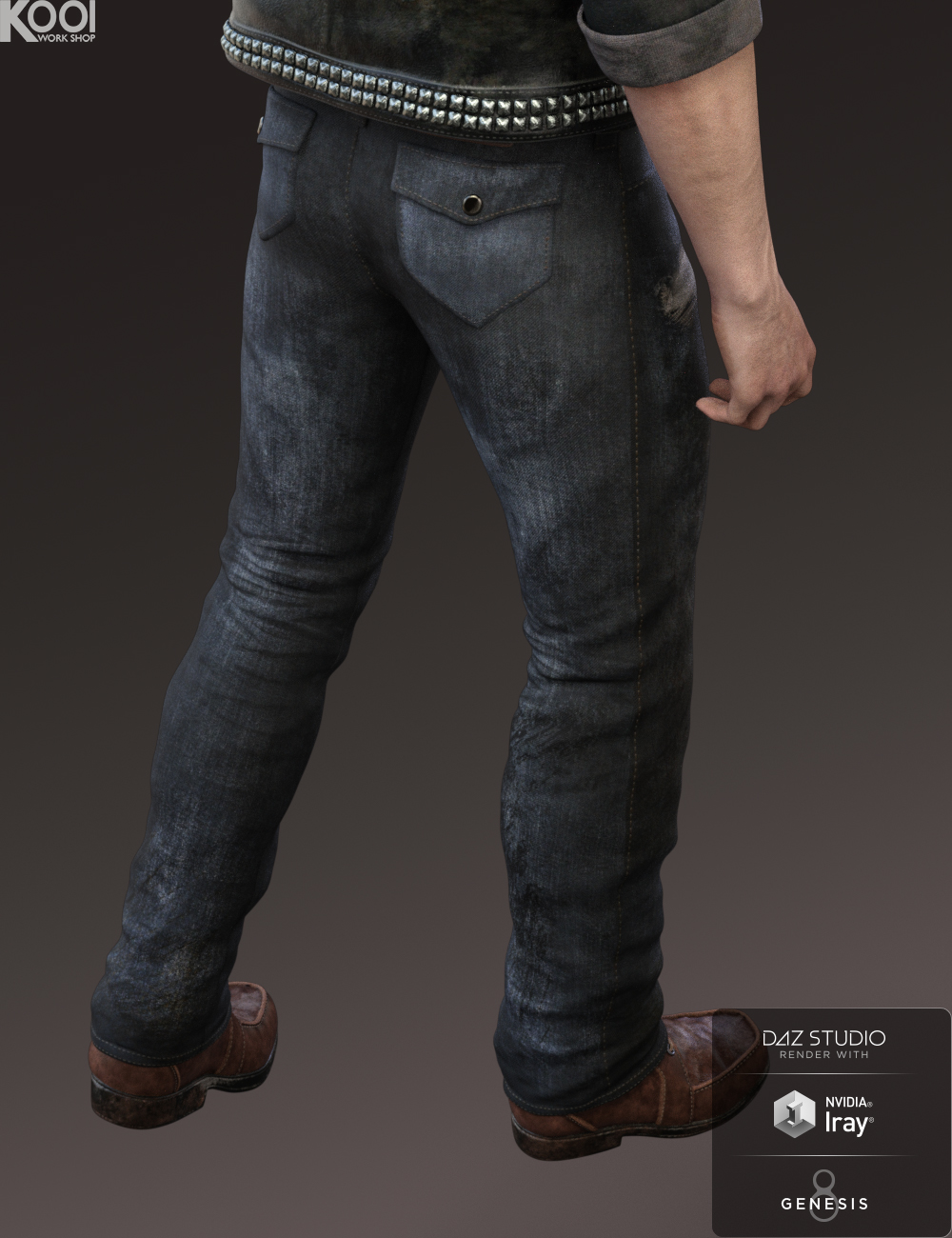Willis Outfit for Genesis 8 and 3 Male(s) by: Kool, 3D Models by Daz 3D