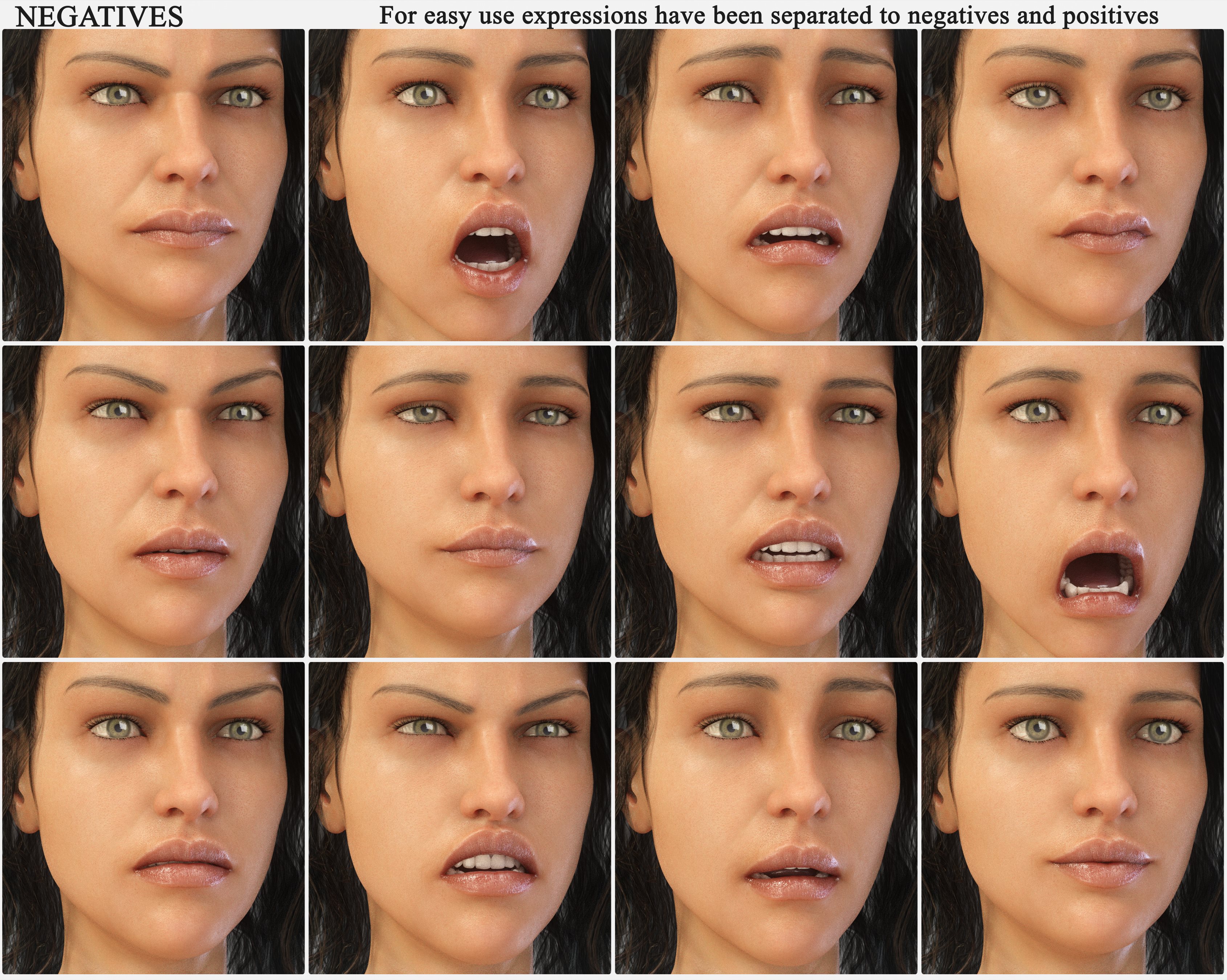 Big Expressive Pack for Genesis 8 Female Big Expressive Pack for Genesis 8 Female by: Neikdian, 3D Models by Daz 3D