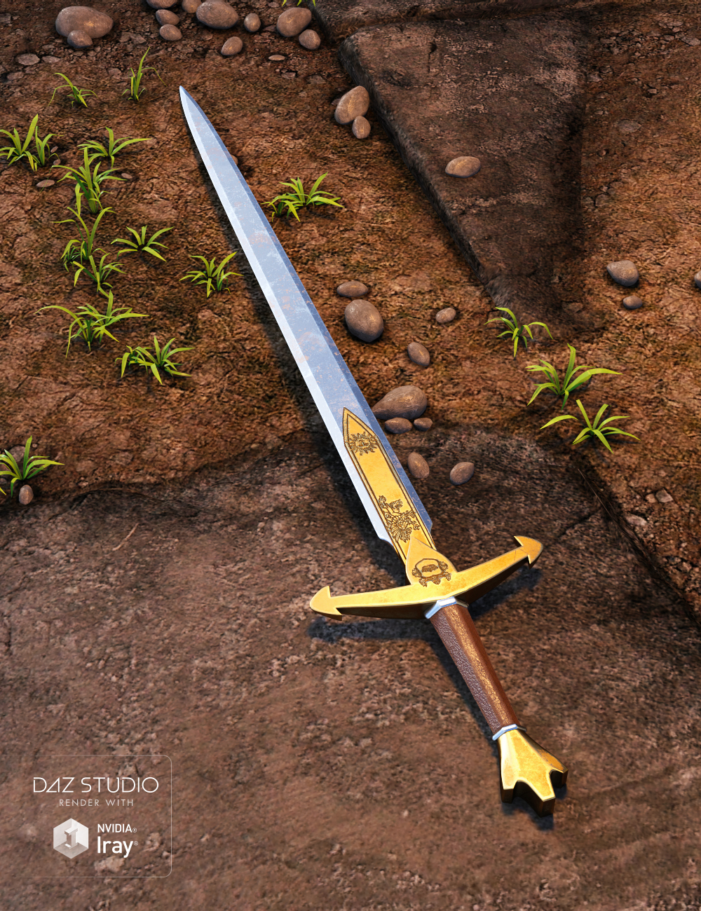 Arming Swords by: Valandar, 3D Models by Daz 3D