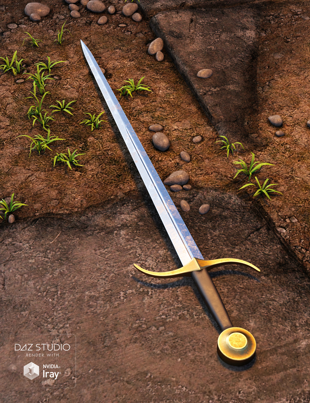 Arming Swords by: Valandar, 3D Models by Daz 3D