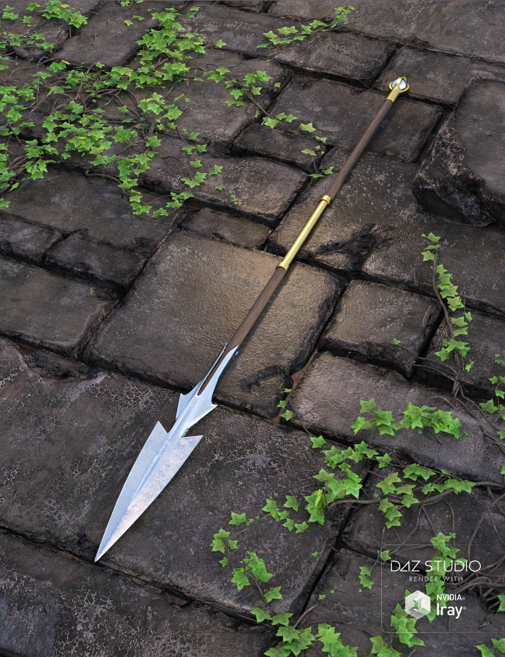 Spear Set by: Valandar, 3D Models by Daz 3D