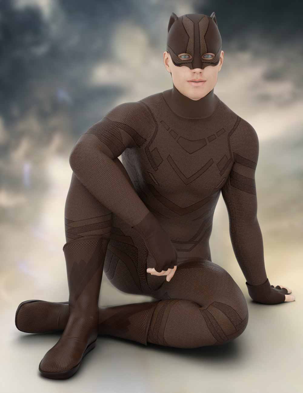 X-Fashion Dark Cat Outfit for Genesis 8 Male(s) by: xtrart-3d, 3D Models by Daz 3D