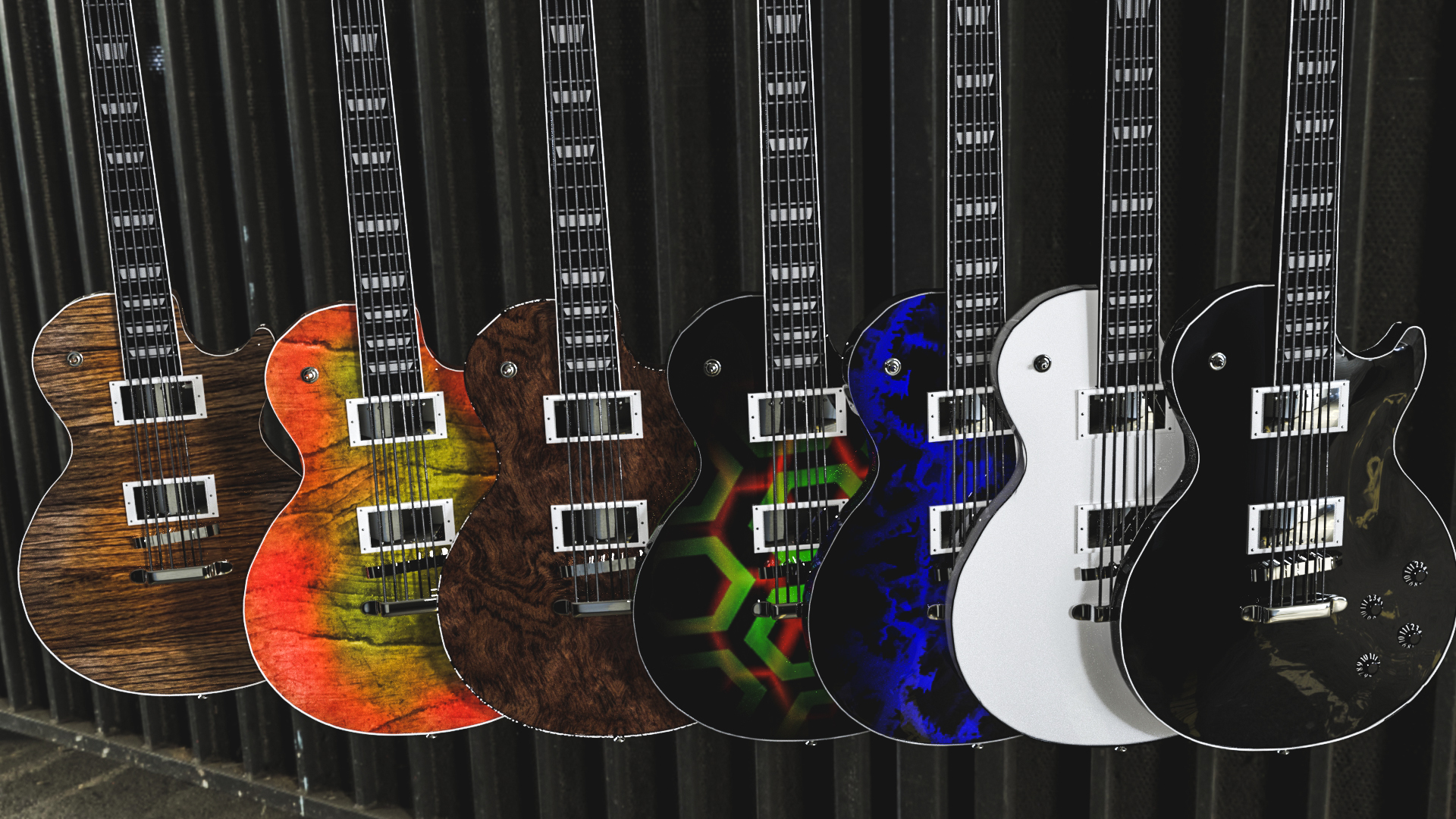 Rock Guitars for Iray and 3Delight Rock Guitars for Iray and 3Delight by: Serum, 3D Models by Daz 3D