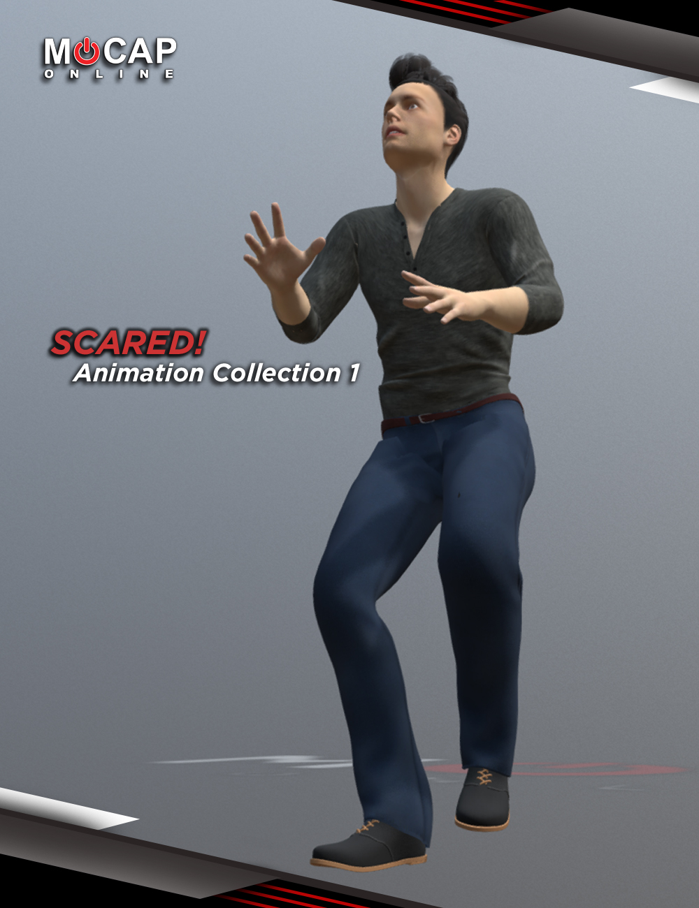 Scared! Animation Collection P1 - Michael 8 by: Mocap Online, 3D Models by Daz 3D