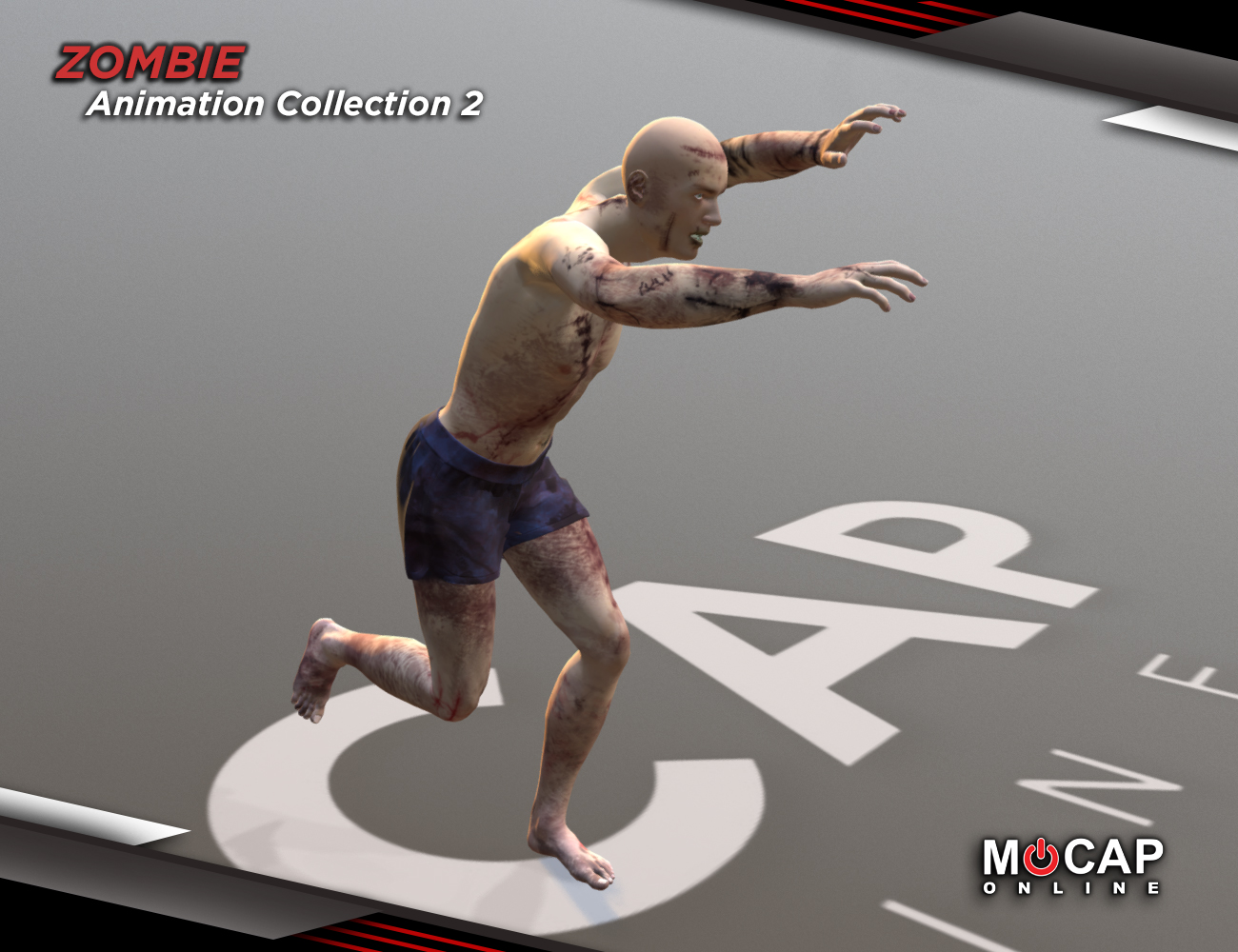 Zombie Animation Collection P2 for Michael 8 by: Mocap Online, 3D Models by Daz 3D