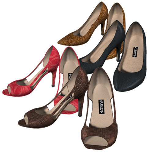 V4 Shoe Pack 1 V4 Shoe Pack 1 by: , 3D Models by Daz 3D