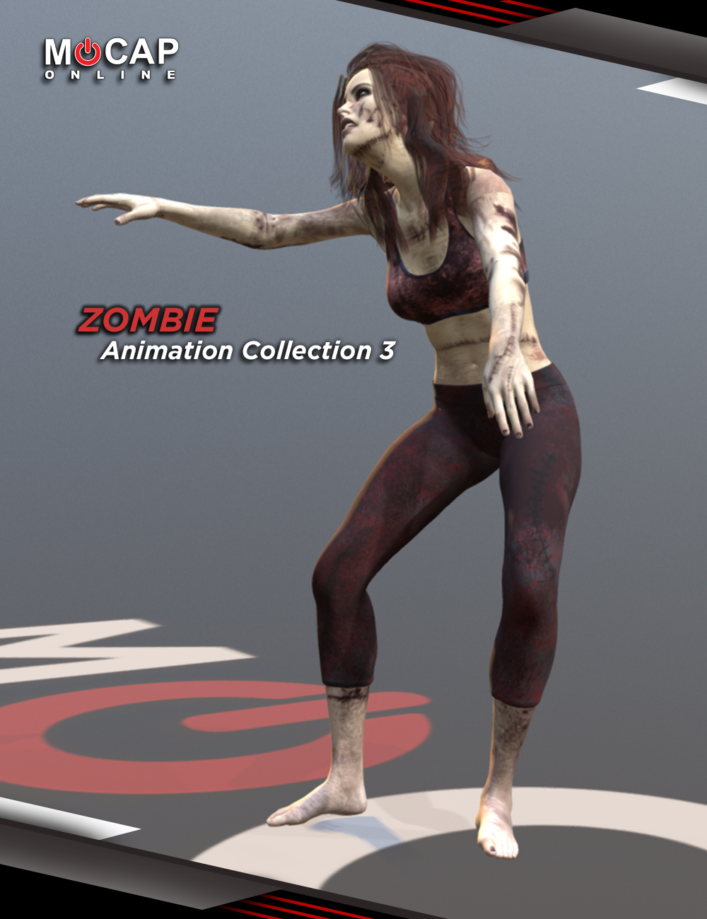 Zombie Animation Collection P3 - Victoria 8 | Daz 3D
