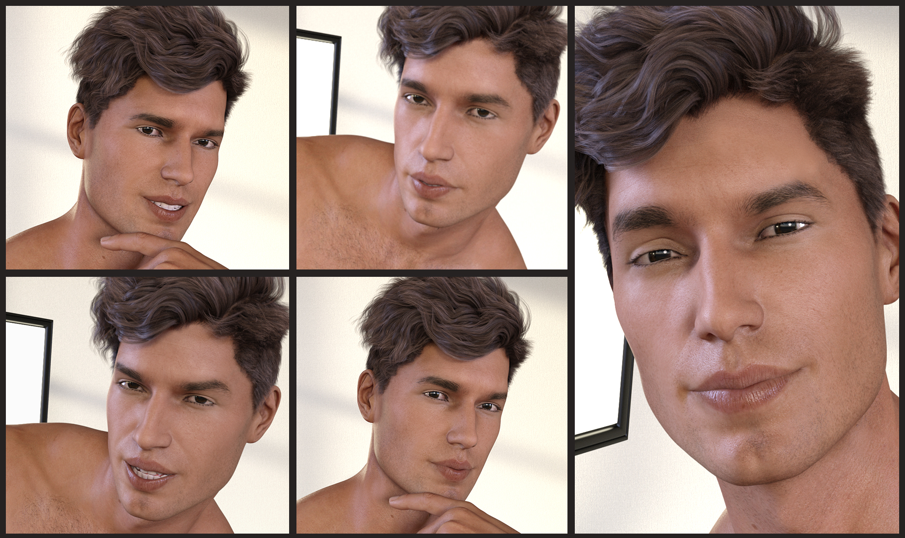 Z Like A Muse - Dialable & One-Click Expressions for Genesis 3 and 8 by: Zeddicuss, 3D Models by Daz 3D