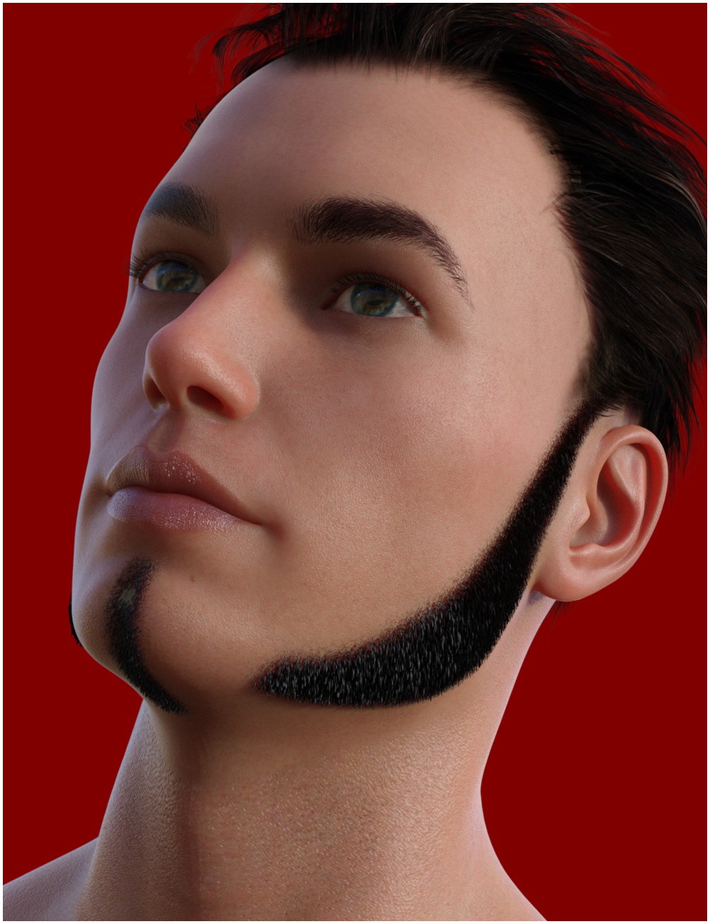 Savage Hair and Beards for Darius 8 and Genesis 8 Male(s) by: Nathy Design, 3D Models by Daz 3D