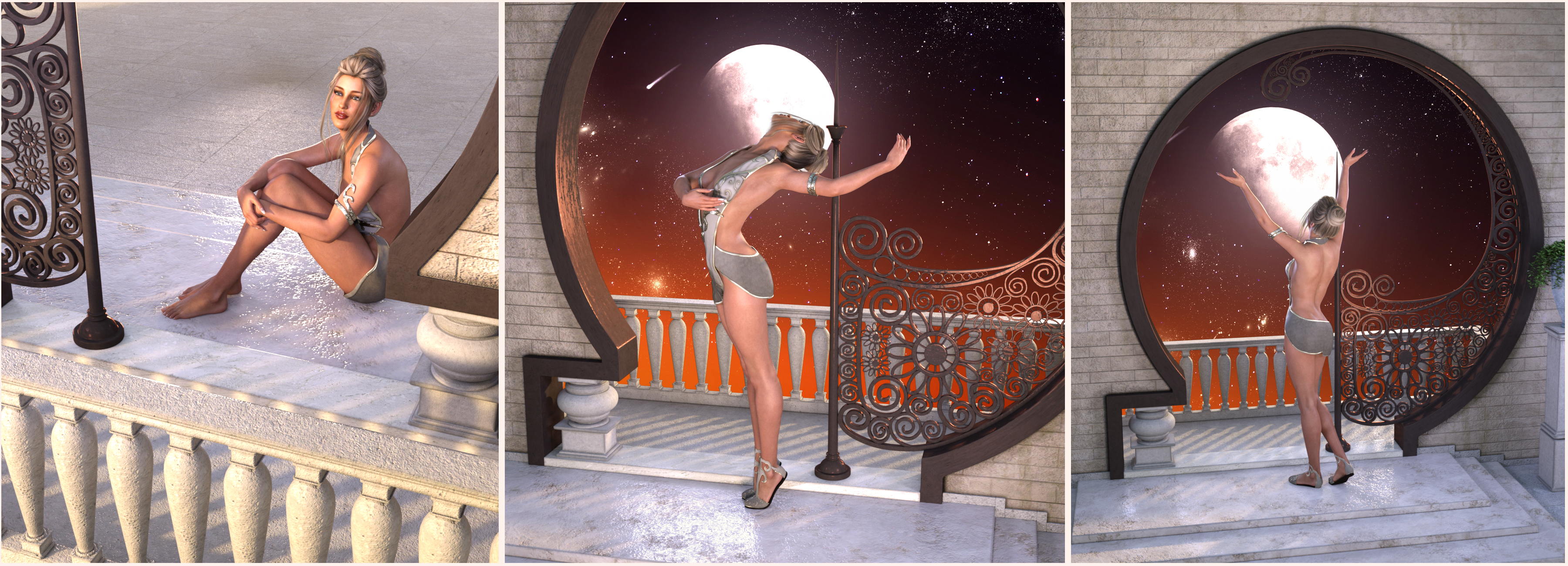 Z Magical Lookout - Scene and Poses for Genesis 3 and 8 Female by: Zeddicuss, 3D Models by Daz 3D