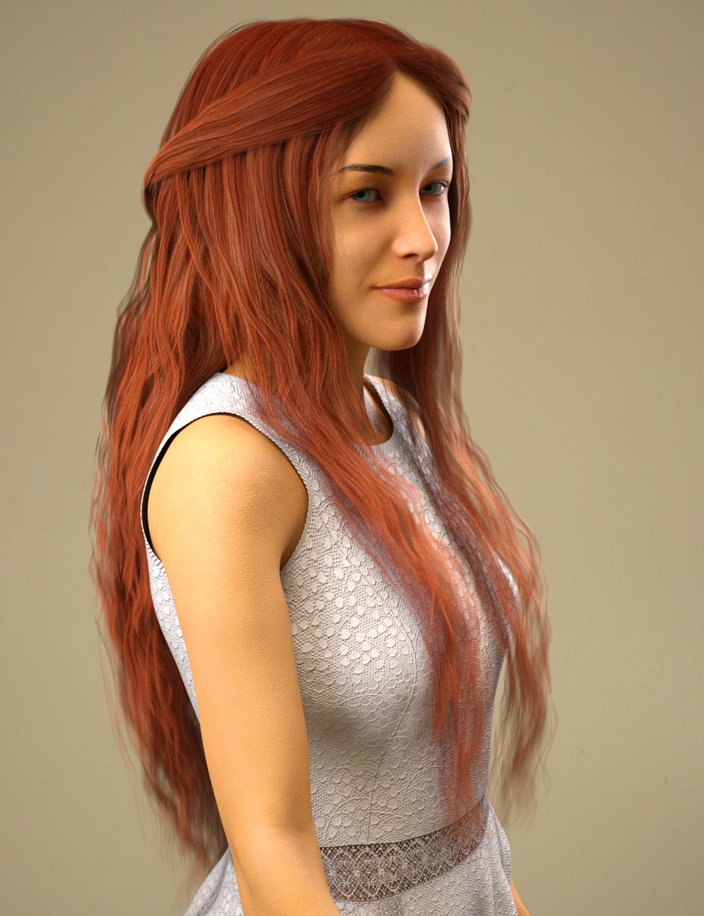 Nerea Hair for Genesis 8 Female(s) by: Toyen, 3D Models by Daz 3D