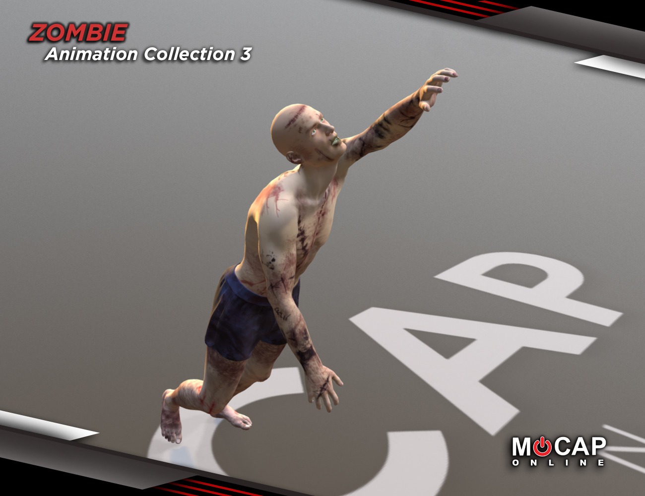 Zombie Animation Collection P3 for Michael 8 | Daz 3D