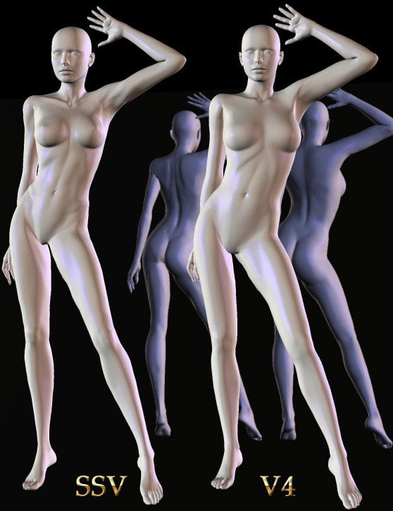The Sensational SuperStar Vickie Base Set by: Jim Burton, 3D Models by Daz 3D