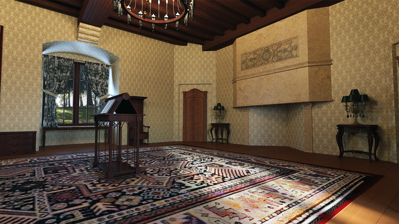 Knight Guest Hall Knight Guest Hall by: Tesla3dCorp, 3D Models by Daz 3D