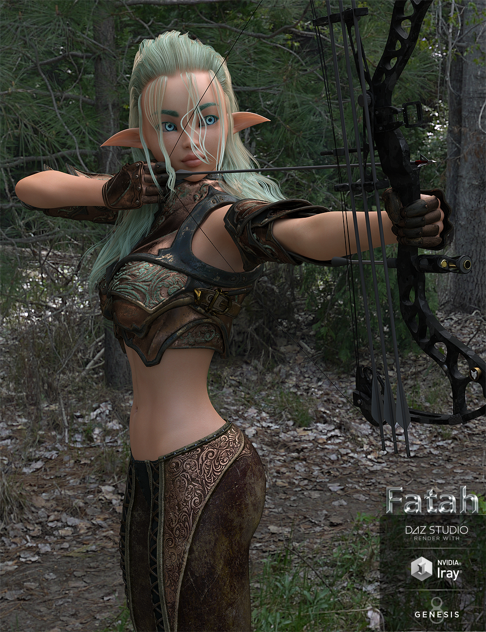 Fatah for Genesis 8 Female by: , 3D Models by Daz 3D
