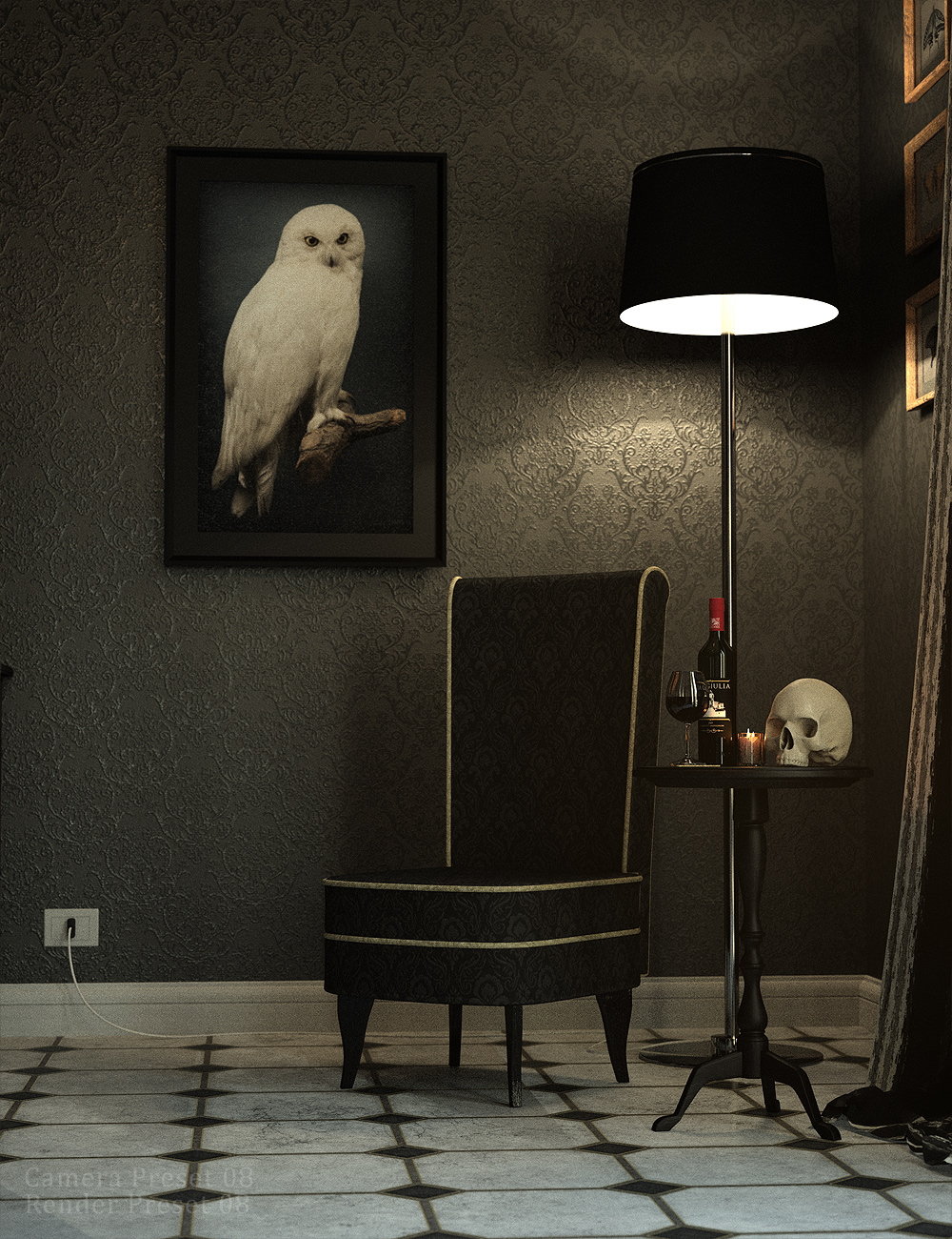 Lights And Cameras For The Venezia Suite by: Stonemason, 3D Models by Daz 3D
