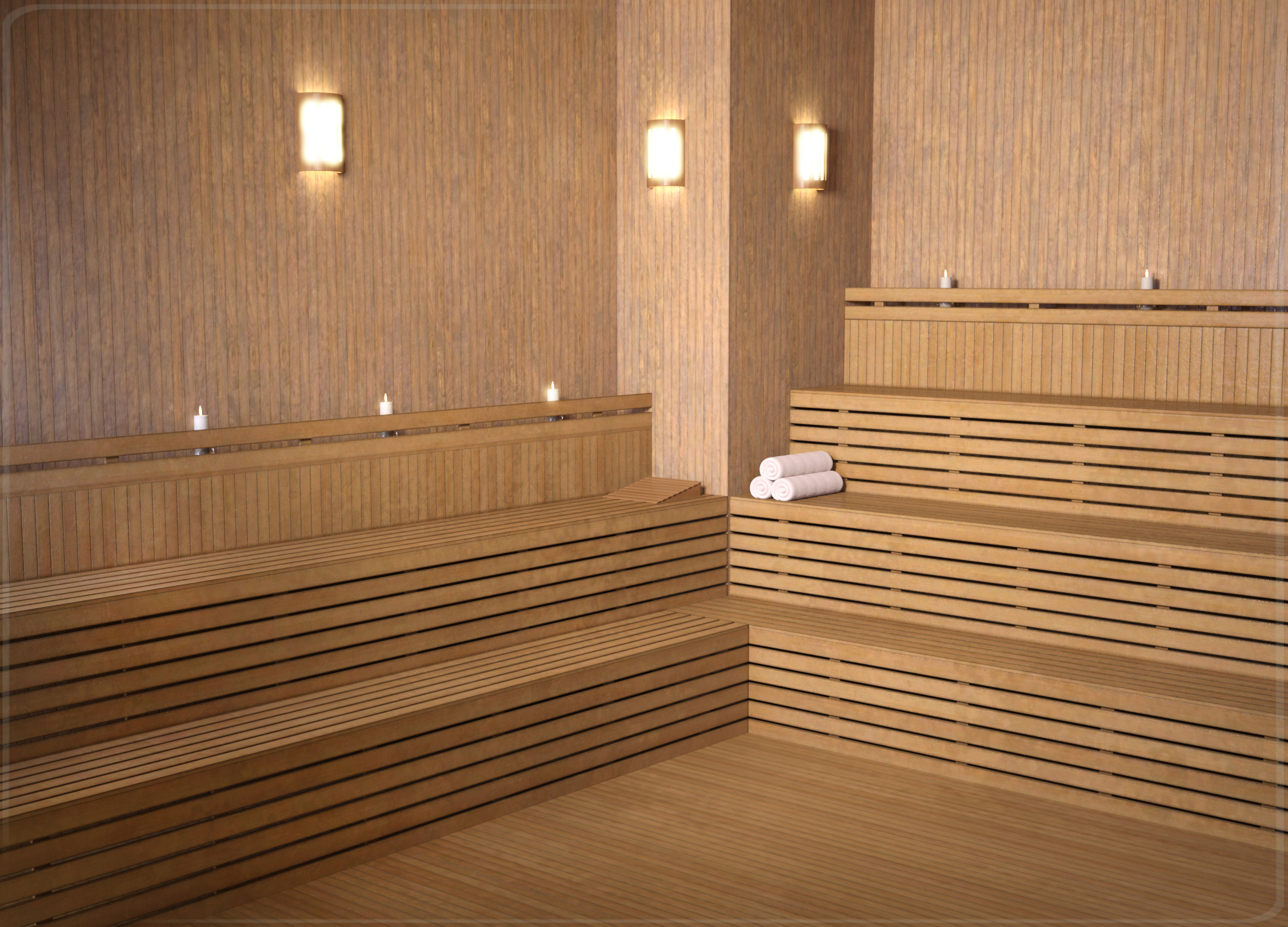 Z Sauna Room and Poses for Genesis 3 & 8 by: Zeddicuss, 3D Models by Daz 3D