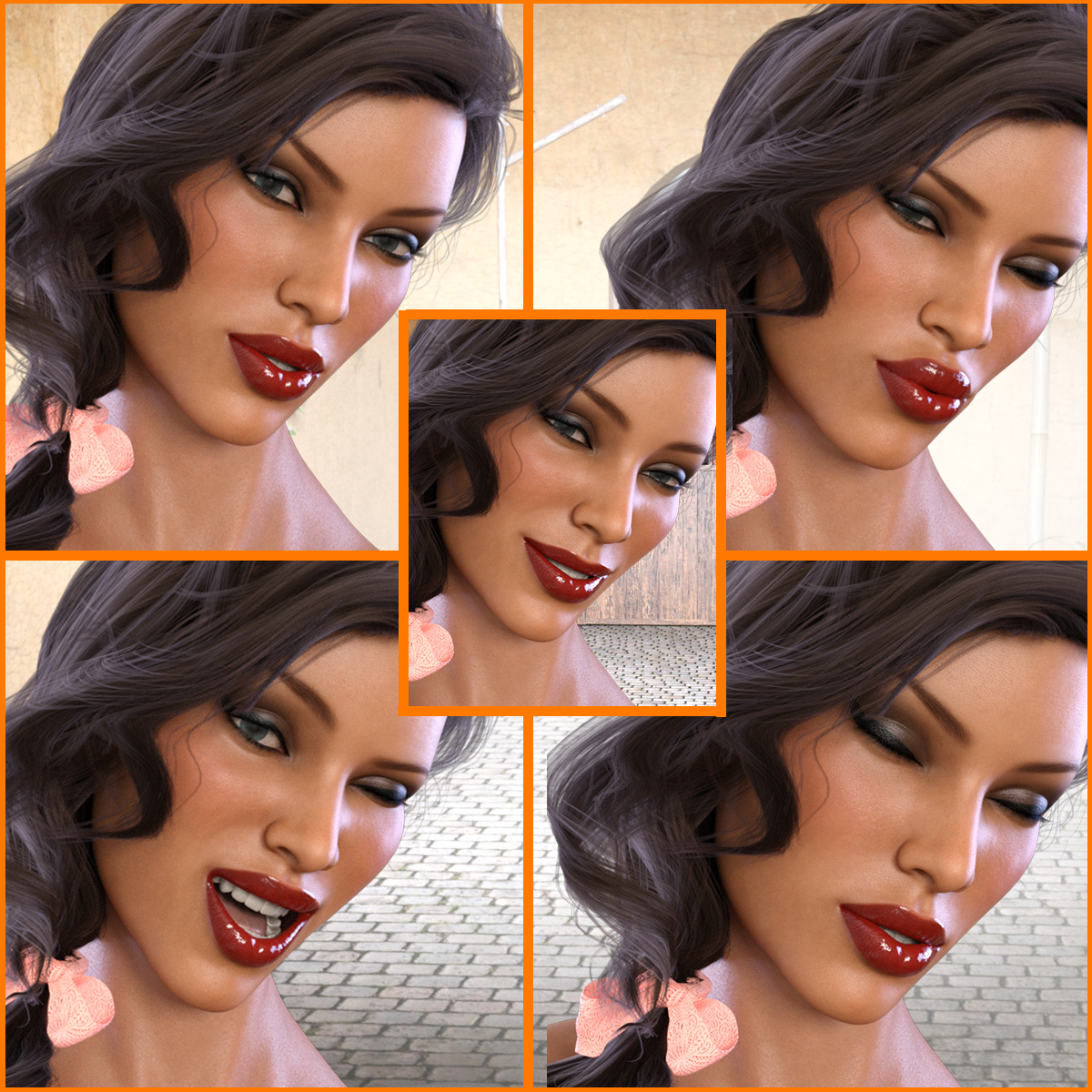 Z Eye Catching - Poses and Partials for Genesis 3 and 8 Female by: Zeddicuss, 3D Models by Daz 3D