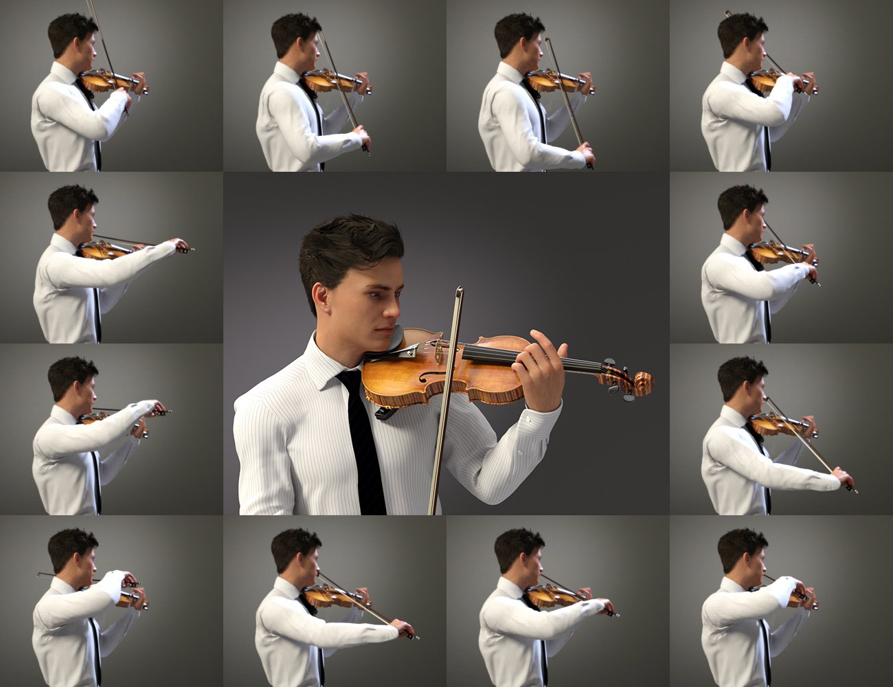 HD Violin and Poses for Genesis 3 and 8 HD Violin and Poses for Genesis 3 and 8 by: Protozoon, 3D Models by Daz 3D