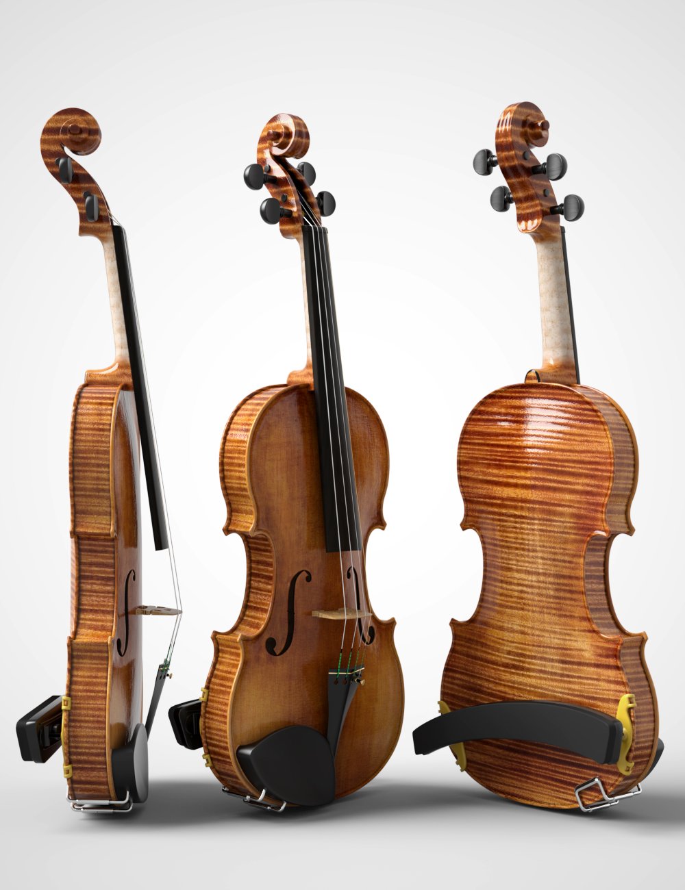 HD Violin and Poses for Genesis 3 and 8 by: Protozoon, 3D Models by Daz 3D