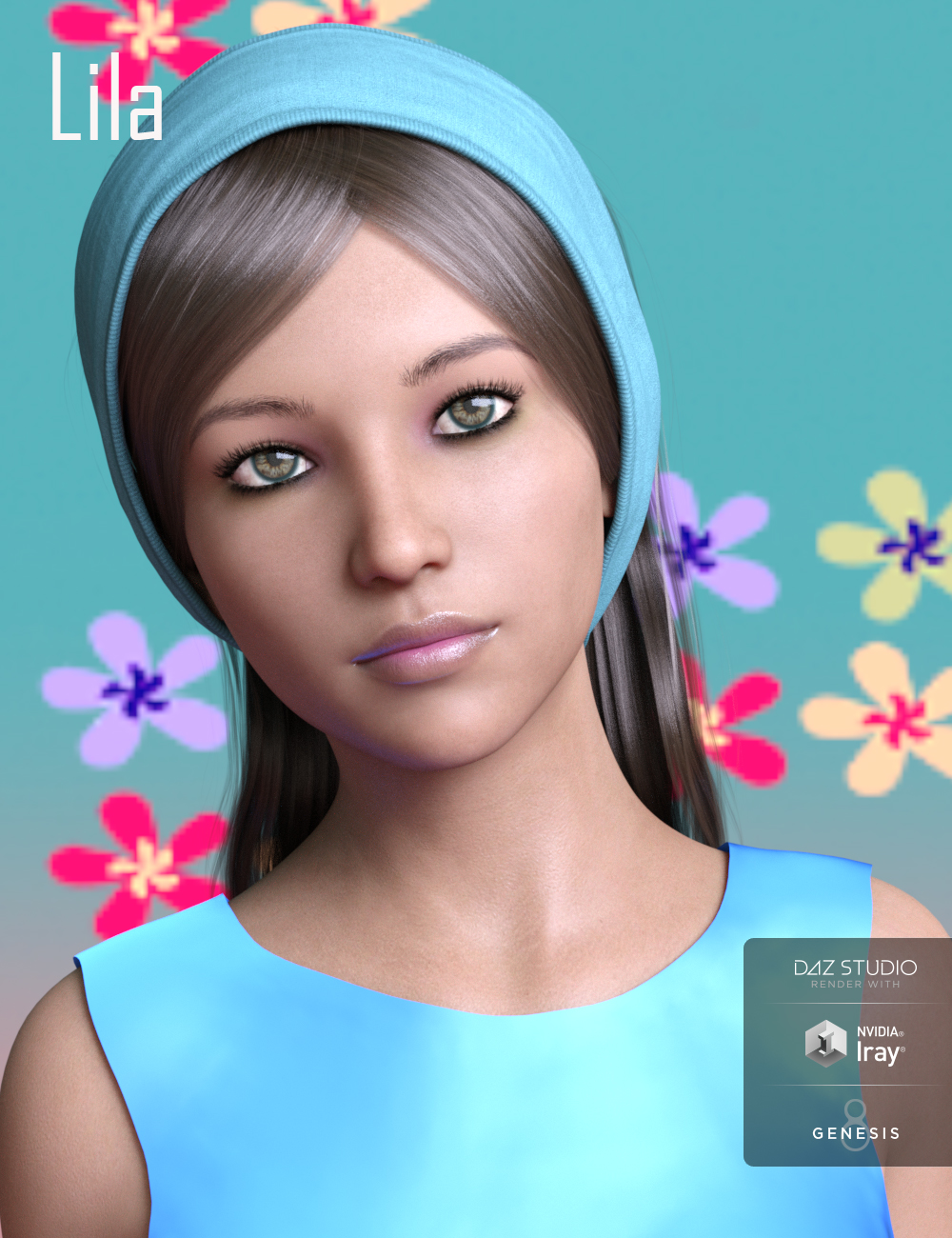 Lila for Genesis 3 and Genesis 8 Female Lila for Genesis 3 and Genesis 8 Female by: AnainAkasha, 3D Models by Daz 3D