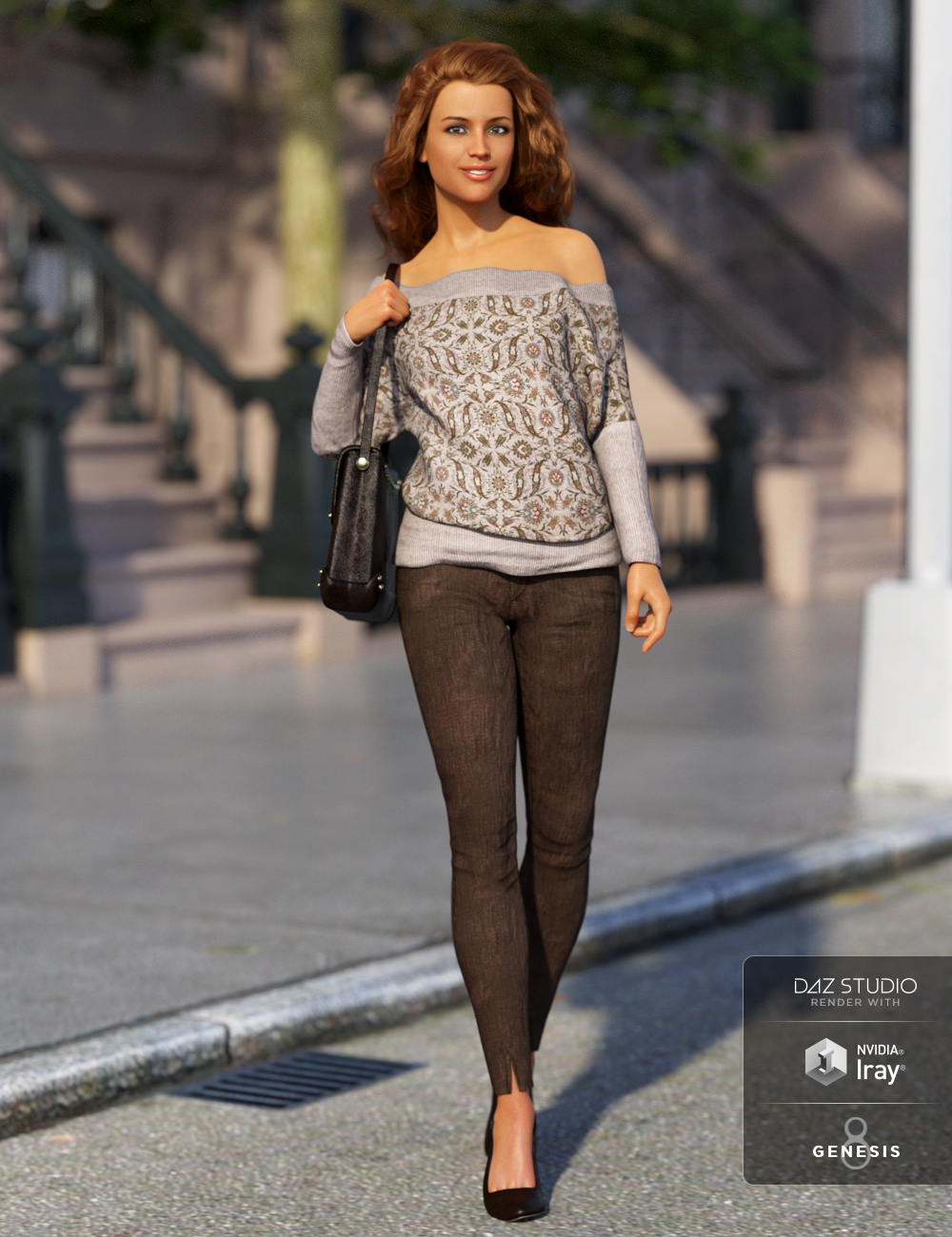 dForce City Limits Outfit Textures by: , 3D Models by Daz 3D
