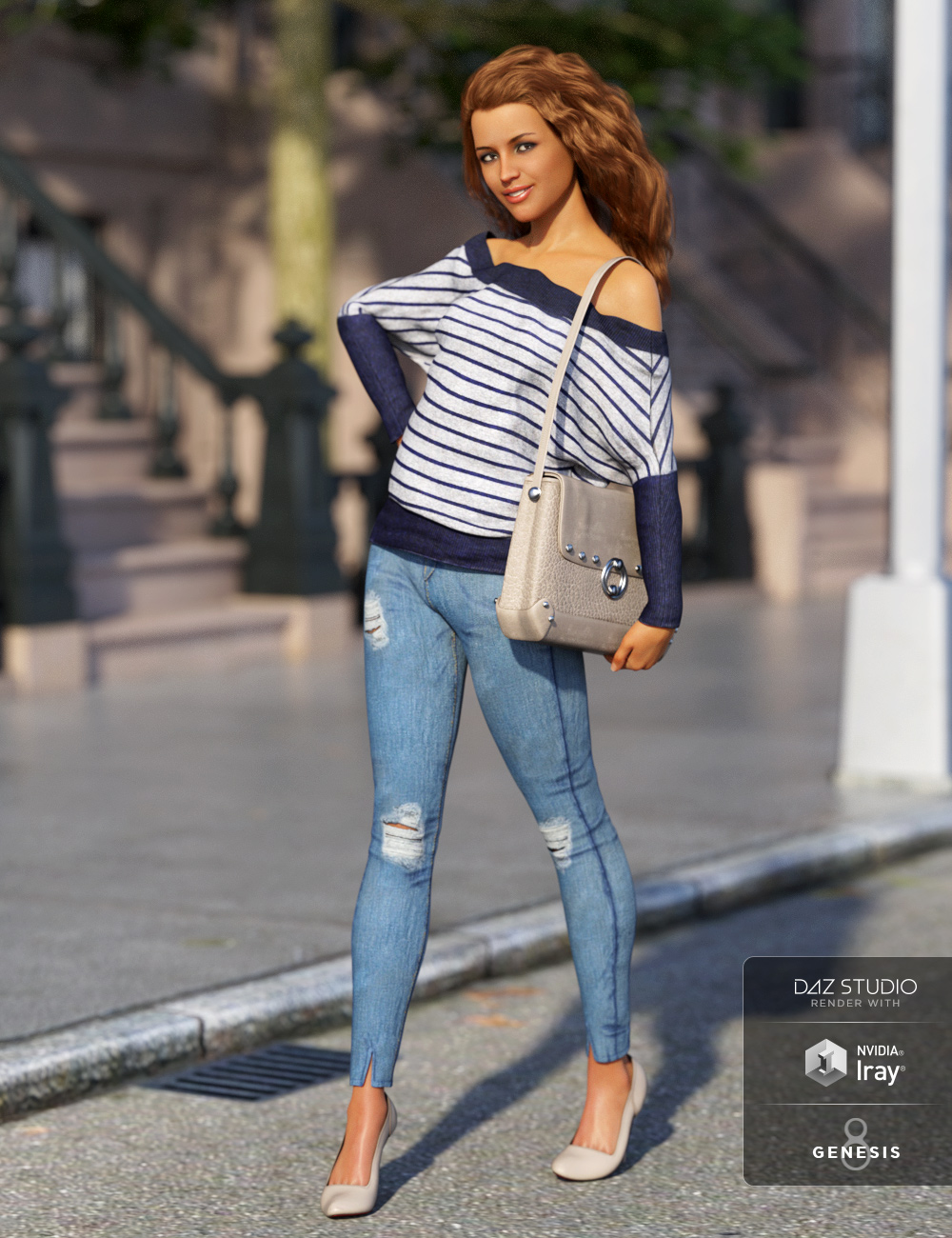 dForce City Limits Outfit Textures by: , 3D Models by Daz 3D