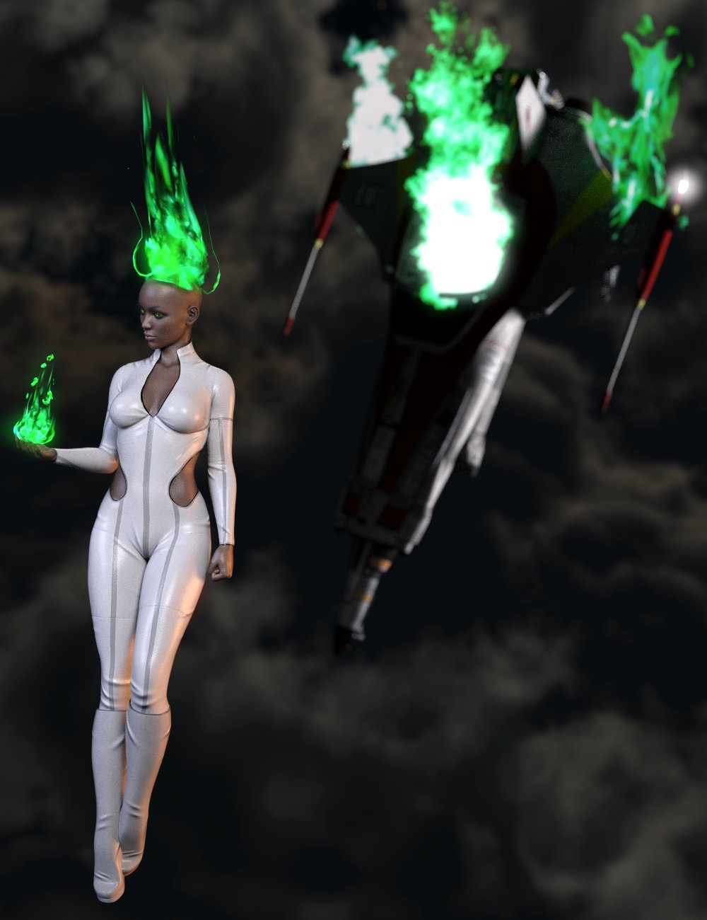 SF Auras Genesis 8 Female by: SickleyieldFuseling, 3D Models by Daz 3D