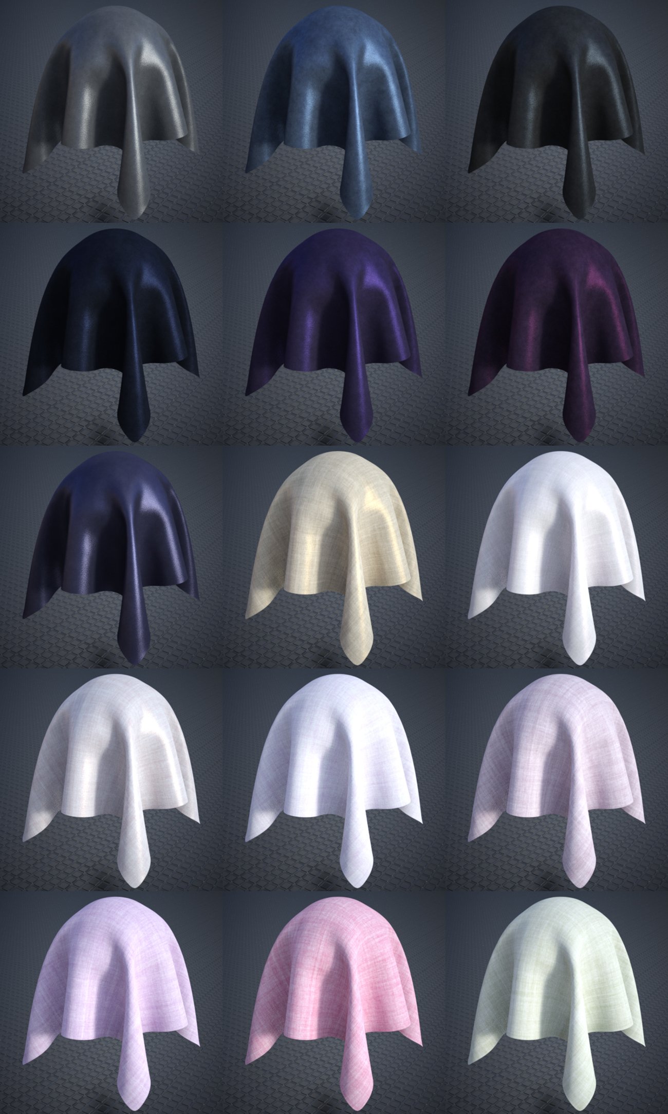 Everyday Cloth Iray Shaders by: JGreenlees, 3D Models by Daz 3D