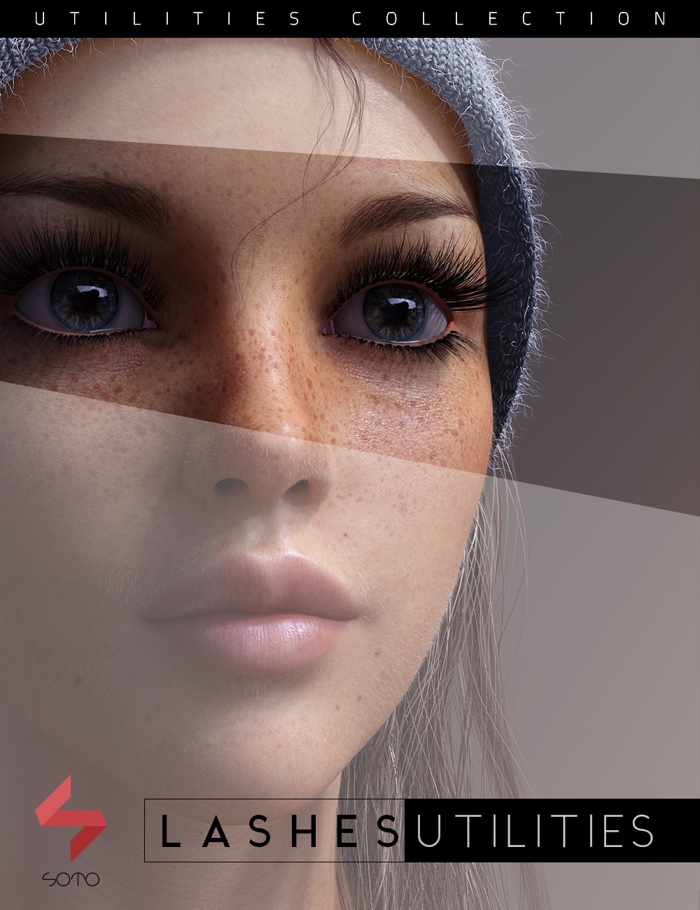 Lashes Utilities for Genesis 2, 3 and 8 by: Soto, 3D Models by Daz 3D