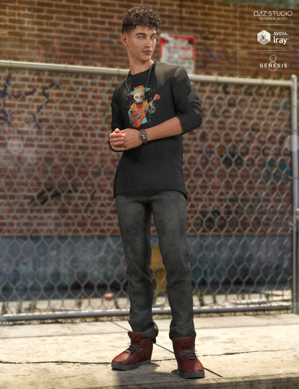 Street Style Outfit Textures 2 by: Moonscape GraphicsSade, 3D Models by Daz 3D