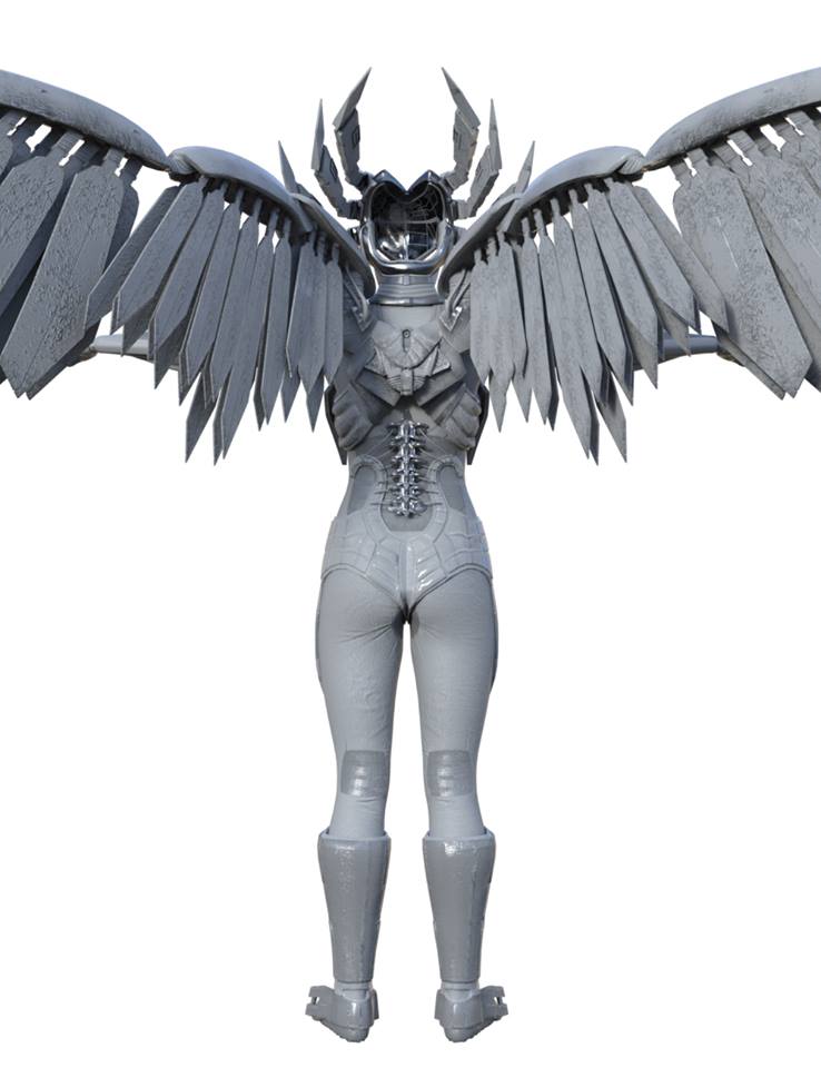 Cyborgations Vision Wings Outfit for Genesis 3 and 8 Female by: Sixus1 Media, 3D Models by Daz 3D
