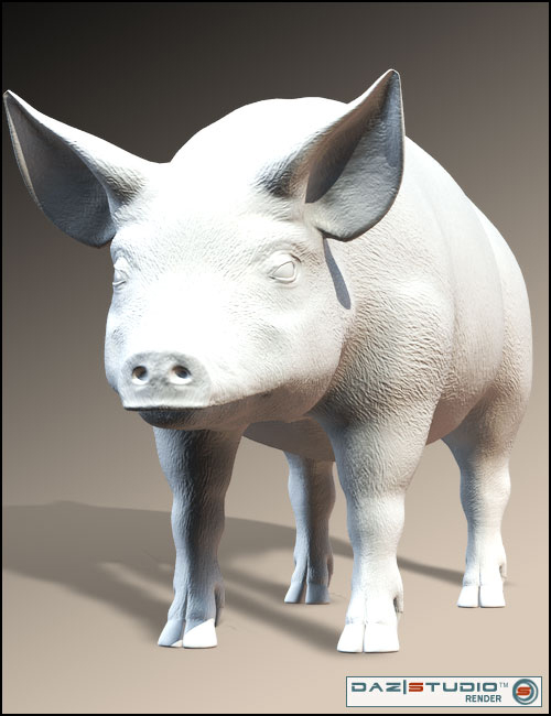 DAZ Pig by: , 3D Models by Daz 3D