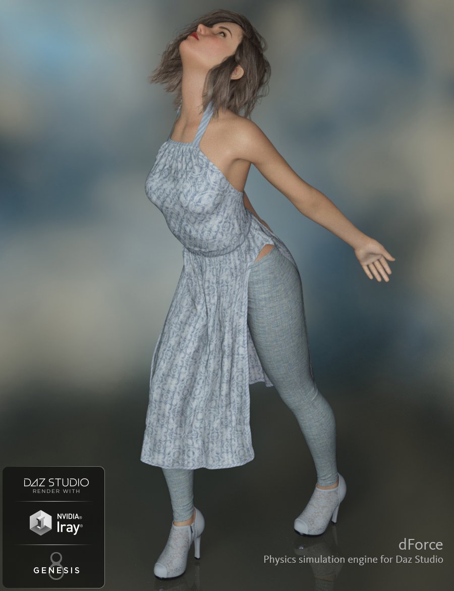 dForce Monica Outfit for Genesis 8 Female(s) by: PandyGirlWildDesigns, 3D Models by Daz 3D