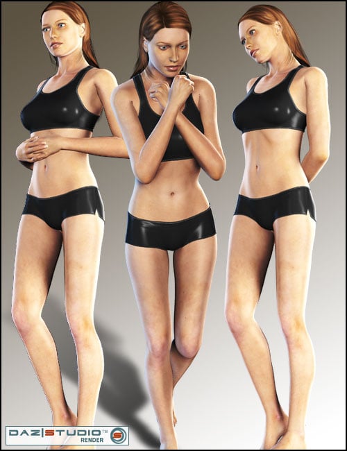 Modern Day Poses for V4 by: JGreenlees, 3D Models by Daz 3D