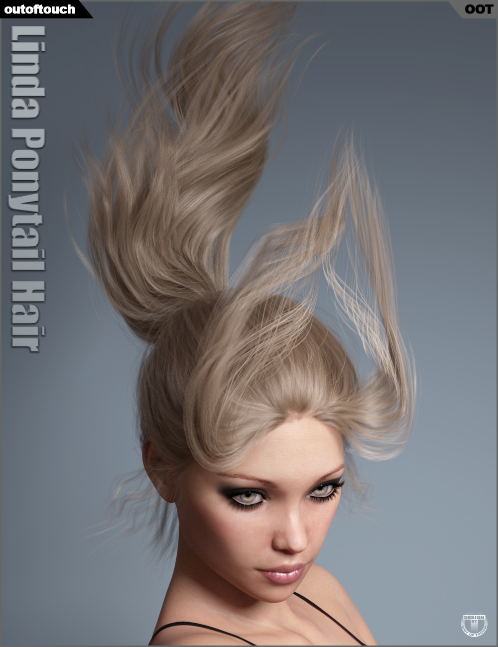 Linda Ponytail Hair for Genesis 3 and 8 Female(s) Linda Ponytail Hair for Genesis 3 and 8 Female(s) by: outoftouch, 3D Models by Daz 3D
