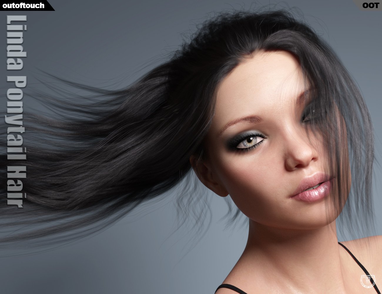 Linda Ponytail Hair for Genesis 3 and 8 Female(s) Linda Ponytail Hair for Genesis 3 and 8 Female(s) by: outoftouch, 3D Models by Daz 3D