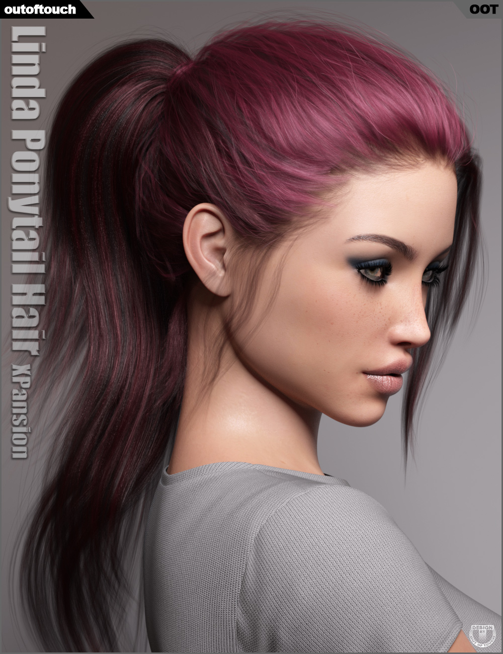 OOT Hairblending 2.0 Texture XPansion for Linda Ponytail Hair OOT Hairblending 2.0 Texture XPansion for Linda Ponytail Hair by: outoftouch, 3D Models by Daz 3D