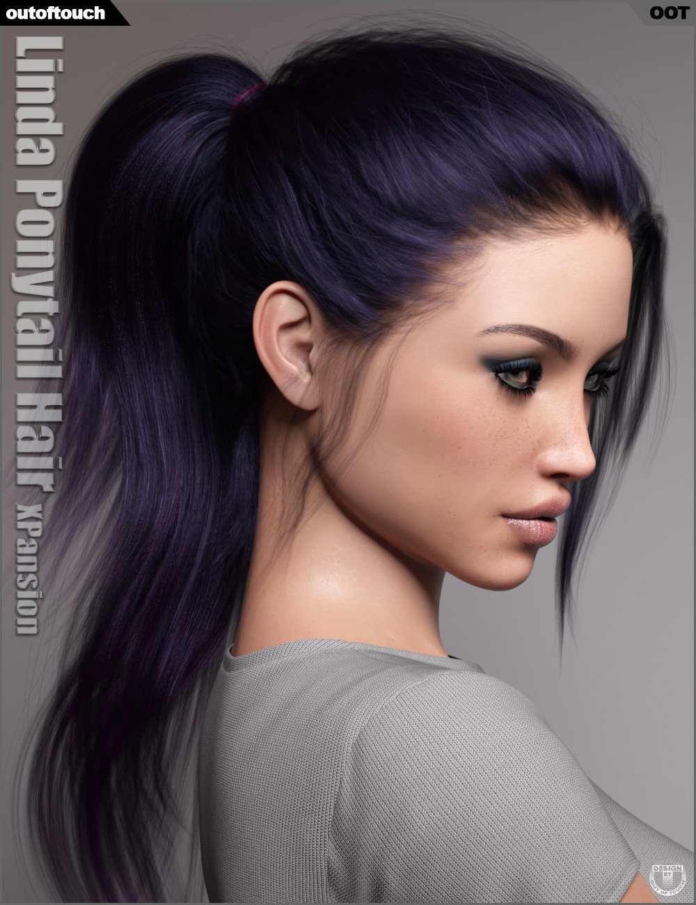 OOT Hairblending 2.0 Texture XPansion for Linda Ponytail Hair OOT Hairblending 2.0 Texture XPansion for Linda Ponytail Hair by: outoftouch, 3D Models by Daz 3D