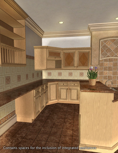 Dream Home: Kitchen by: , 3D Models by Daz 3D
